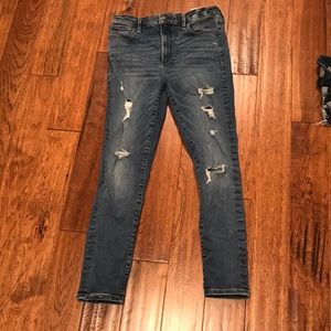 A&F Simone high rise super skinny